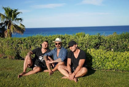 La foto que Mateo Verratti compartió junto a Pocho Lavezzi. Fuente: Instagram