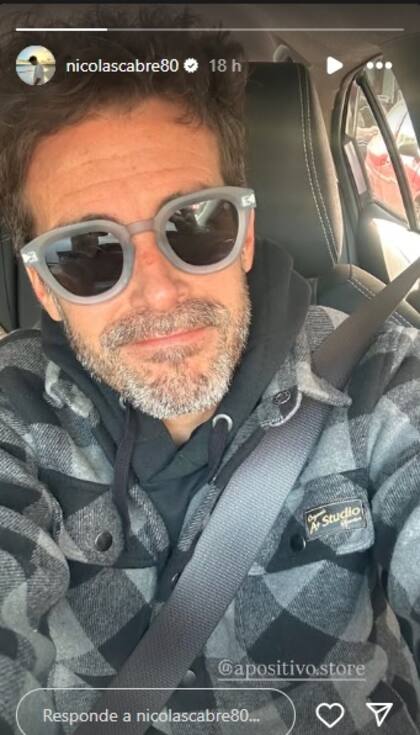 La foto que Nicolás Cabré subió al mismo tiempo que la China Suárez hizo su descargo contra Benjamín Vicuña