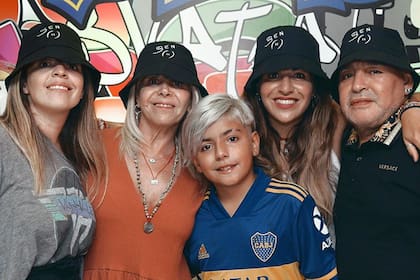 Benjamín es hincha de Boca por herencia de su familia materna, los Maradona