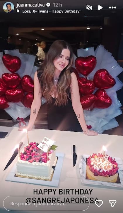 La foto que publicó Juan Manuel Cativa en el cumpleaños de la China Suárez