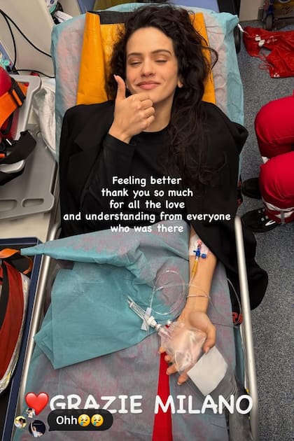 La foto que Rosalia posteó luego de suspender el show