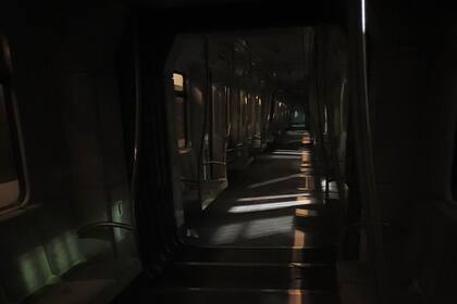 La foto que subió el usuario desde el interior del subte