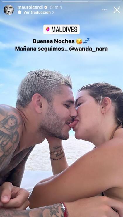 La foto que subió Icardi después de que Wanda aclarara que no estaban reconciliados (Foto: Instagram @mauroicardi)