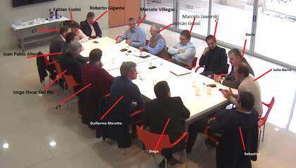 La foto que utilizó Caamaño para denunciar persecusión a sindicalistas durante la gestión de Cambiemos