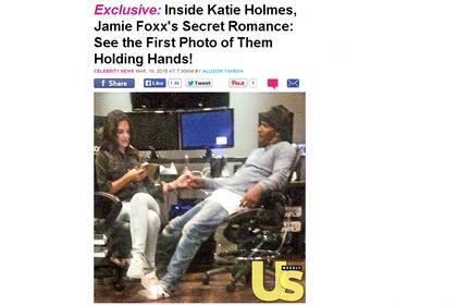 La foto que volvió a desatar la polémica... ¿Están juntos Holmes y Foxx o no?