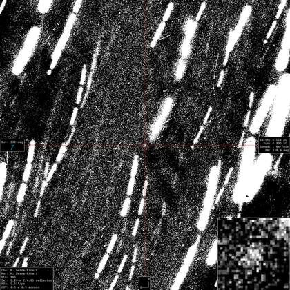 La fotografía de la "miniluna" fue tomada con un Telescopio Gemelo de Dos Metros