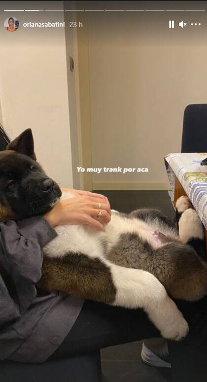 La fotografía que subió Oriana llamó la atención por un detalle