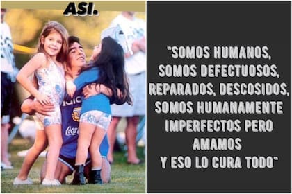 La fotografía y frase que compartió Giannina Maradona en sus historias de Instagram