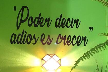 La frase de Cerati caló tan hondo en Aldana que hoy forma parte de la pared del living de su casa.