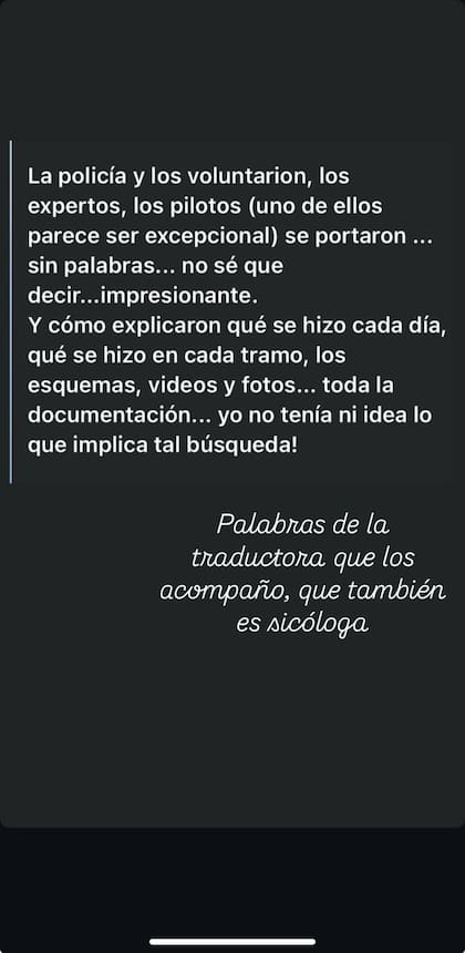 La frase de la traductora que acompañó a la familia en la reunión con la policía neozelandesa