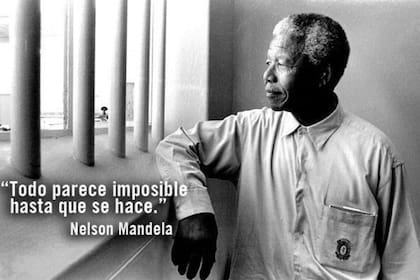 La frase de Mandela es utilizada como motivadora para plantearse proyectos en el día a día