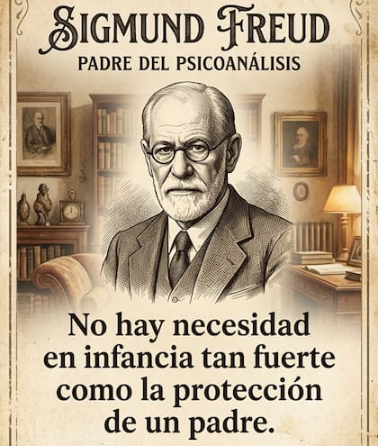 La frase de Sigmund Freud sobre la protección paterna continúa vigente en pleno siglo XXI