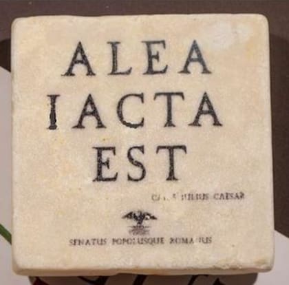 La frase proviene de una antiguo accionar militar