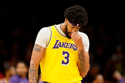 La frustración de Anthony Davis por el fracaso deportivo de Los Ángeles Lakers en la NBA.