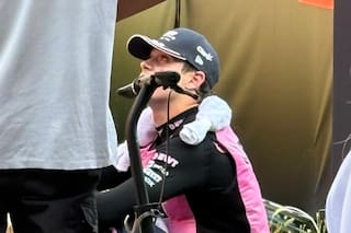 La frustración del argentino se trasladó a su físico: calambre, descompensación, falta de aire y alivio