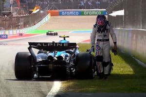 La frustración de Franco Colapinto tras abandonar