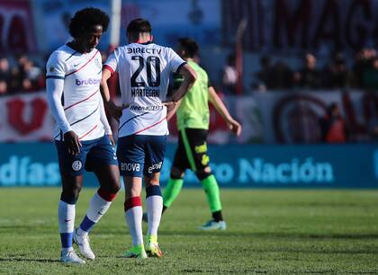 La frustración de los futbolistas de San Lorenzo