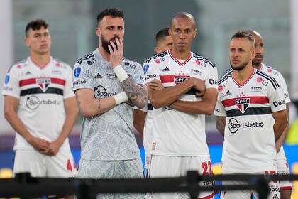 La frustración de los jugadores de San Pablo