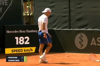 Otra dura derrota de Schwartzman, que hasta rompió una raqueta y no encuentra el rumbo