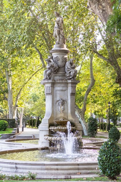 La fuente de Apolo en el Paseo del Prado