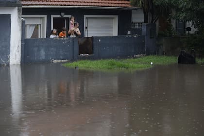 La fuerte tormenta complicó algunos barrios de Mar del Plata