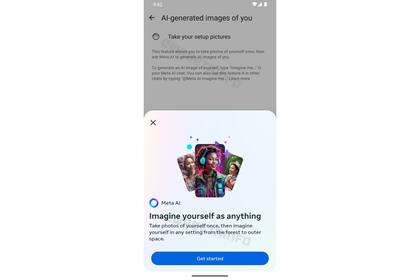 La función de inteligencia artificial generativa que prepara Meta para WhatsApp: crear imágenes nuevas que nos tienen como protagonistas