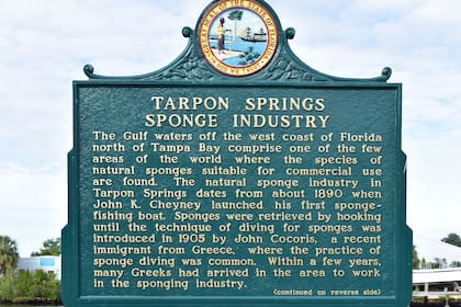 La fundación de Tarpon Springs se remonta a fines de la década de 1880