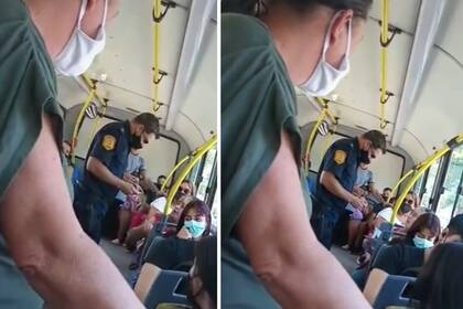 La furia de los pasajeros por la decisión de una mujer de no usar barbijo