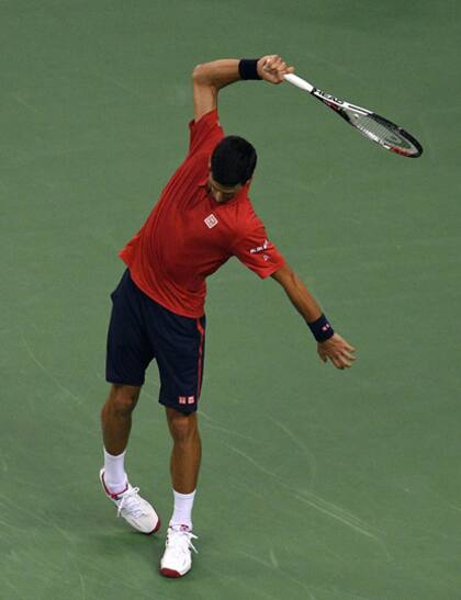La furia de Nole en Shanghai