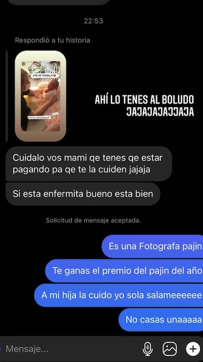 La furiosa respuesta de Tamara Báez, la novia de L-Gante, ante las críticas por su hija Jamaica