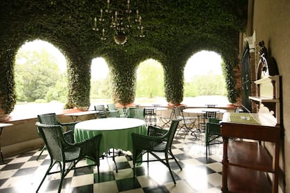 La galería en damero en Villa María.