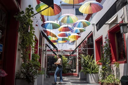 La Galería histórica Solar de French es una de las zonas mas fotografiadas de San Telmo