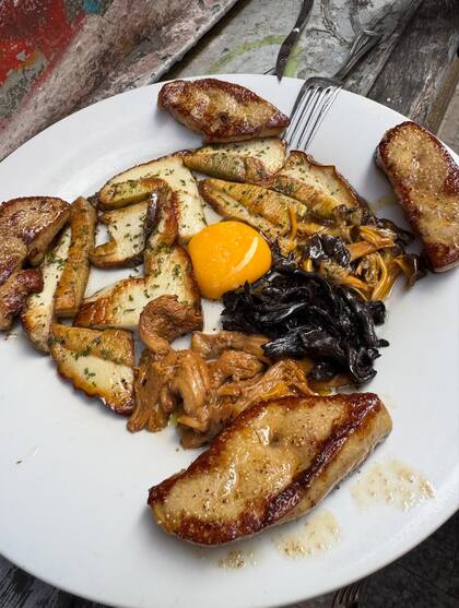 La gastronomía española fue parte del plan de la artista en su estadía por Europa