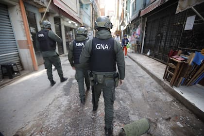 La Gendarmería Nacional estuvo hasta hoy a cargo de la seguridad en la villa 1-11-14