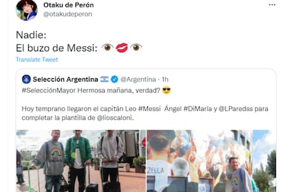 La gente se enloqueció con el buzo de Leo