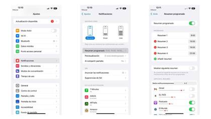 La gestión de notificaciones en el iPhone