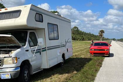 "La gigante de las rutas", la casa rodante que Adriana compró para su travesía.