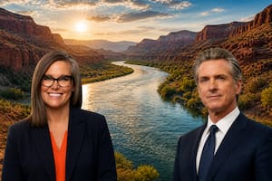 Hobbs se une a Newsom y presentan un proyecto para preservar el río Colorado