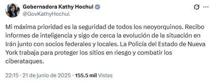 La gobernadora hizo alusión a los protocolos activados en el estado ante posibles ciberataques