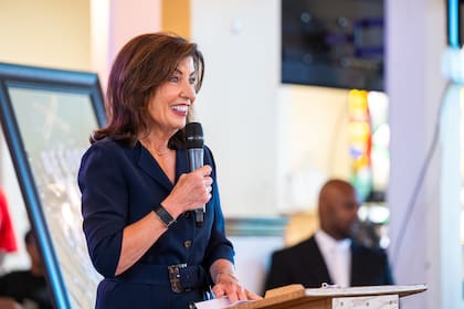 La gobernadora Kathy Hochul anunció que buscará la reelección