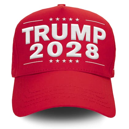 La gorra de "Trump 2028"