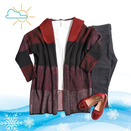 En código sporty, el sacón suma una capucha