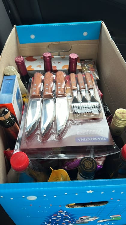 La gran caja que recibió Priscila