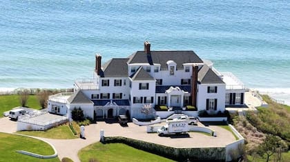 La gran casa de playa en Rhode Island
