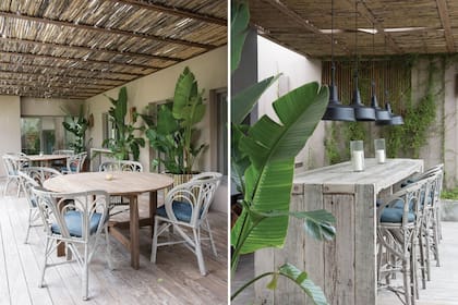 Las galerías que rodean el patio son espaciosas y allí se generaron lugares de reunión, de sentarse a la sombra, de comer.