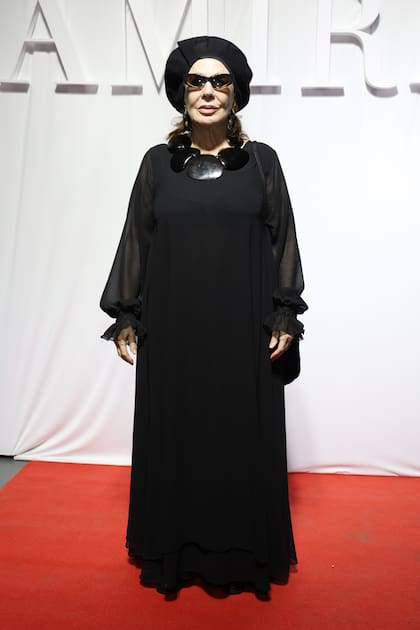 La gran Graciela Borges, muy amiga de Ramírez, no faltó a la cita.