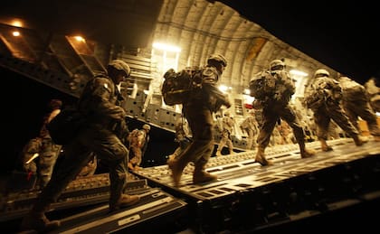 Las tropas norteamericanas desplegadas en Medio Oriente durante la guerra con Irak