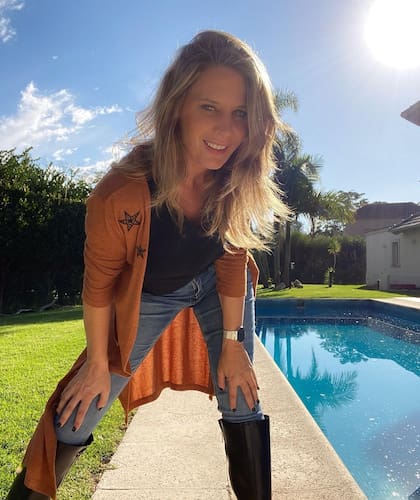 La gran piscina de la propiedad de Fort y Marengo