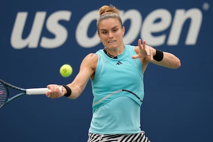 La griega Maria Sakkari fue una de las protagonistas que llamó la atención por el olor a marihuana en el aire