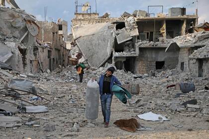 La guerra civil en Siria ha provocado la destrucción de gran parte de las ciudades del país